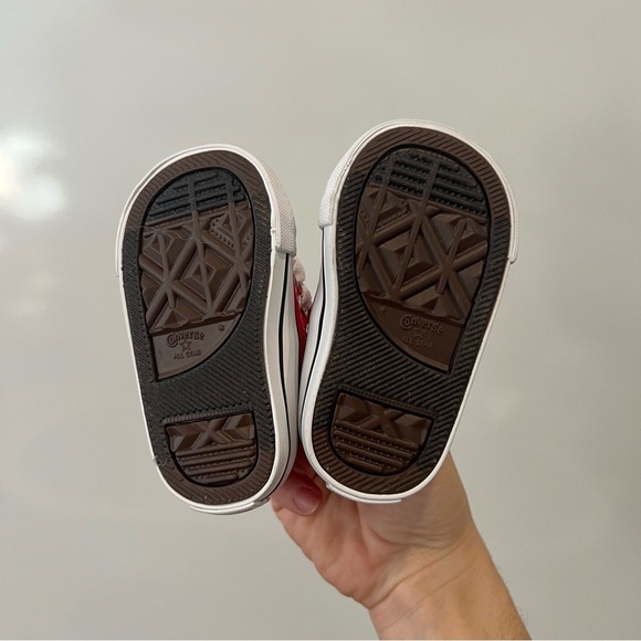 Converse Infant Low Top Sneakers Red - Picture 4 of 6